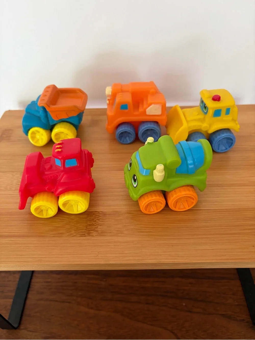 FB Toys - Baby Wheels Construction Cars. Toddler 18M+ Dump TrucK, Cement Mixer